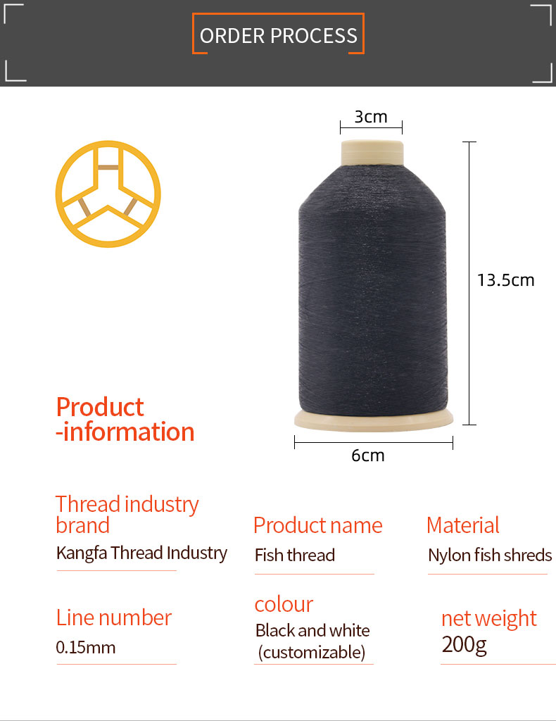 High Strength Transparent Nylon Monofilament Invisible Thread With UV Protection
