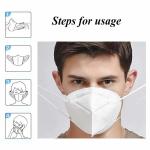 5 Ply KN95 Disposable Protective Face Mask , Meltblown Nonwoven Fabric Mask