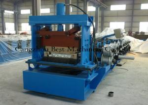 Quality Tapered Standing Seam Metal Roof Roll Forming Machine 5.5kw Hydraulic Cutting Type wholesale