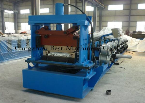 Tapered Standing Seam Metal Roof Roll Forming Machine 5.5kw Hydraulic Cutting