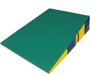 Quality cpsia requirements anti slip Gymnastic Wedge 4'x10'x2&quot; folding incline mats wholesale