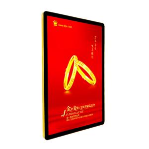 Quality Electroplating Surface LED Photo Frame Light Box For Retail Shop , Office wholesale