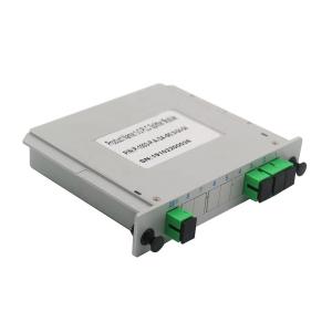 China FTTH Solutions 1x3 1x6 SC/APC Fiber Optic Splitter on sale