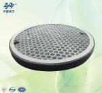 Dust Removal Round HEPA Filter , Smoke Cleaning Activated Carbon HEPA Filter