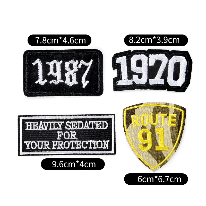 Custom Made High End Soft patch logo patch embroidered crocodile patch