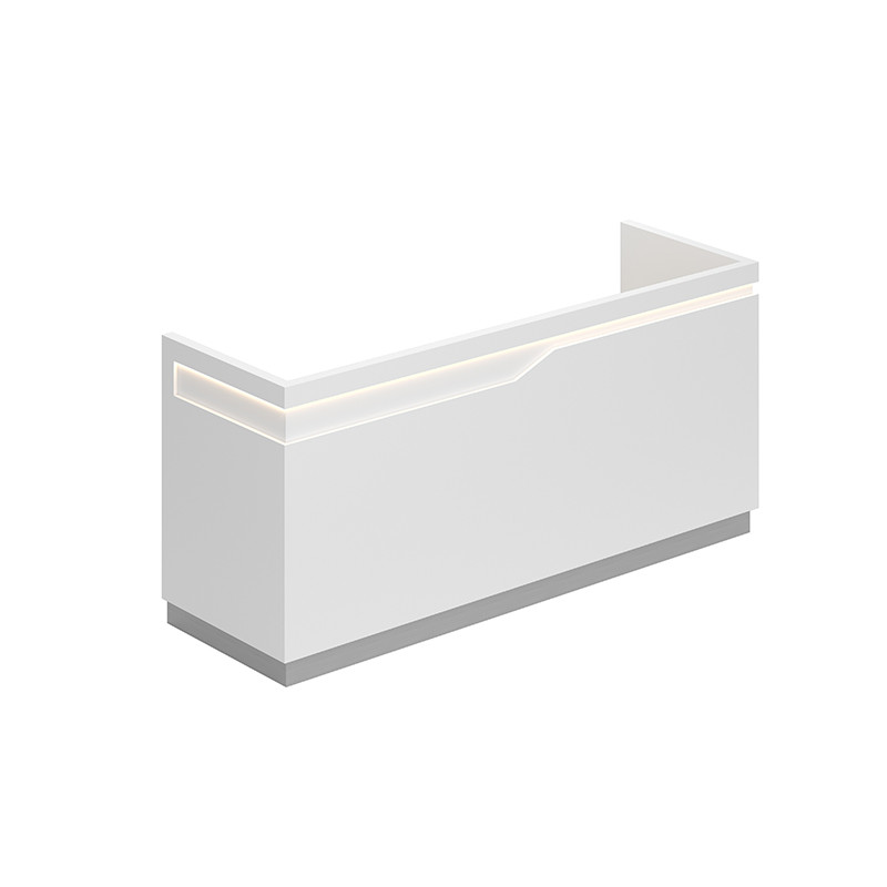 Modern Reception Desk Beauty Salon Counter Cheap White Reception Table