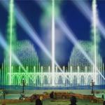 Stainless Color Change Modern 3D Digital Swing Fountain Nozzle Water Fountain