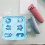 Family DIY Ice Cream Mold Tray With Food Grade Soft Silicone Material