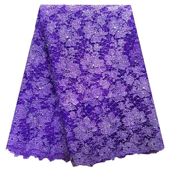 F50285 51-52" customizable metalic african french net lace/ tulle lace
