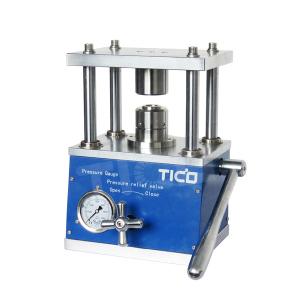 Quality STC-SF120 Coin Cell Lab Equipment Manual Hydraulic Crimper For Button Cell Research wholesale