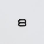 Swimwear Black Bra Strap Adjuster Slider , 7mm Bra Strap Replacement Parts