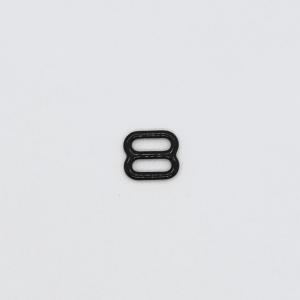 Quality Swimwear Black Bra Strap Adjuster Slider , 7mm Bra Strap Replacement Parts wholesale