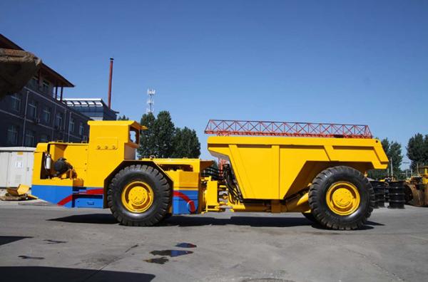 5 Cumbic Meter Capacity Wheel Underground Dump Truck For Mining And Hydro Tunnel