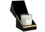 Retail Black Branded Gift Boxes , Slant Lid Square Paper Box Facial Cream Air