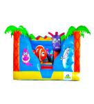 Blue Ocean Park Inflatable Small Bouncy Castle House For Rental