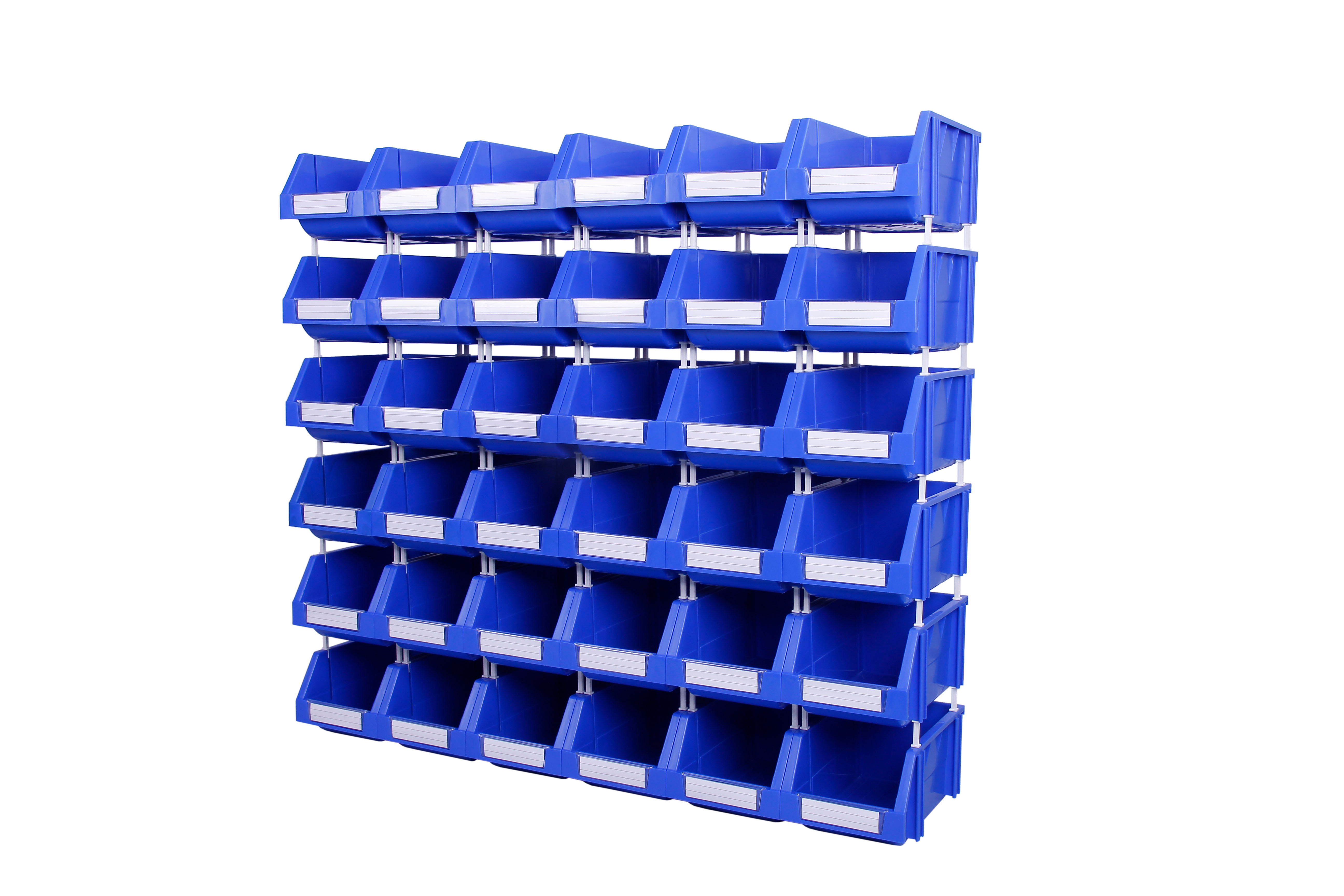128x222x59mm Supermarket Plastic Shelf Bin Industrial Multi Function Storage Bin