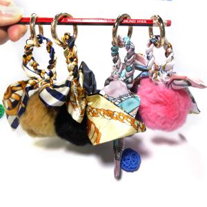 Quality Rabbit Fur Ball Keychain wholesale