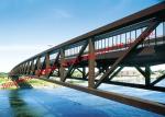 Long Span Metal Prefabricated Steel Truss Pedestrian Bridge Overcrossing Q345B -