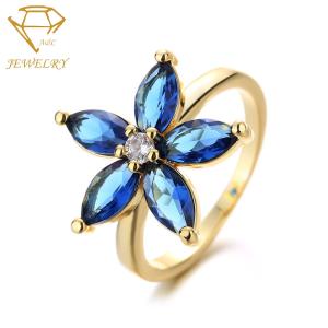 Quality Prong Setting Antique Sapphire Wedding Ring Antiallergic wholesale