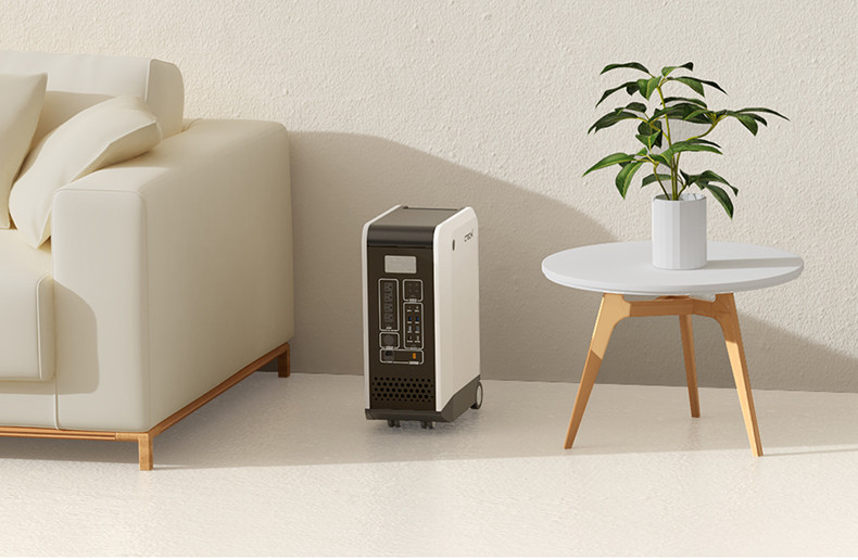 2KW Home Commercial Solar Battery Solar Power Generator With Wheels
