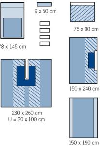 Quality Sterilize Split Sheet Sets for hospital surgical wholesale