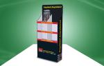 Customized Black Dinnerware Cardboard Free Standing Display Units 350gsm