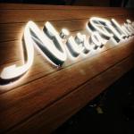 Custom 3d Stainless Steel Interior Wall Letter Logo Sign with Luminous Effect