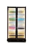 880 Liters R22 Black Beverage Display Fridge Under Back Bar Beer Cooler