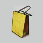 2014 recycled customized logo printed pp non woven bag/shopping bag