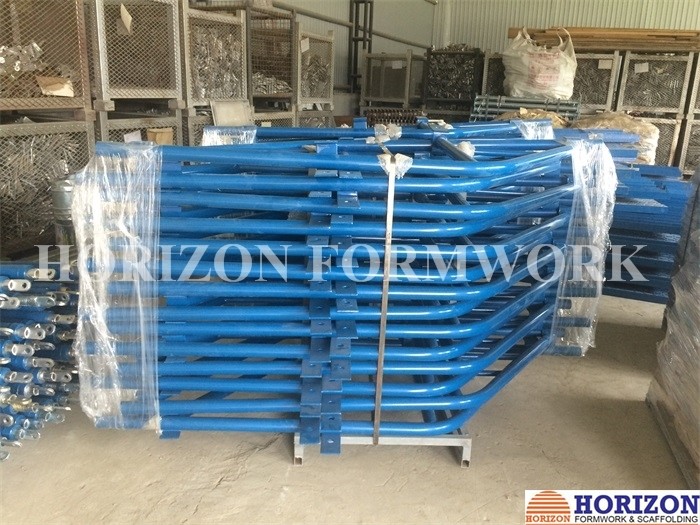Steel Swim Platform Mounting Brackets With Wall Formwork Panel For Safety Protection