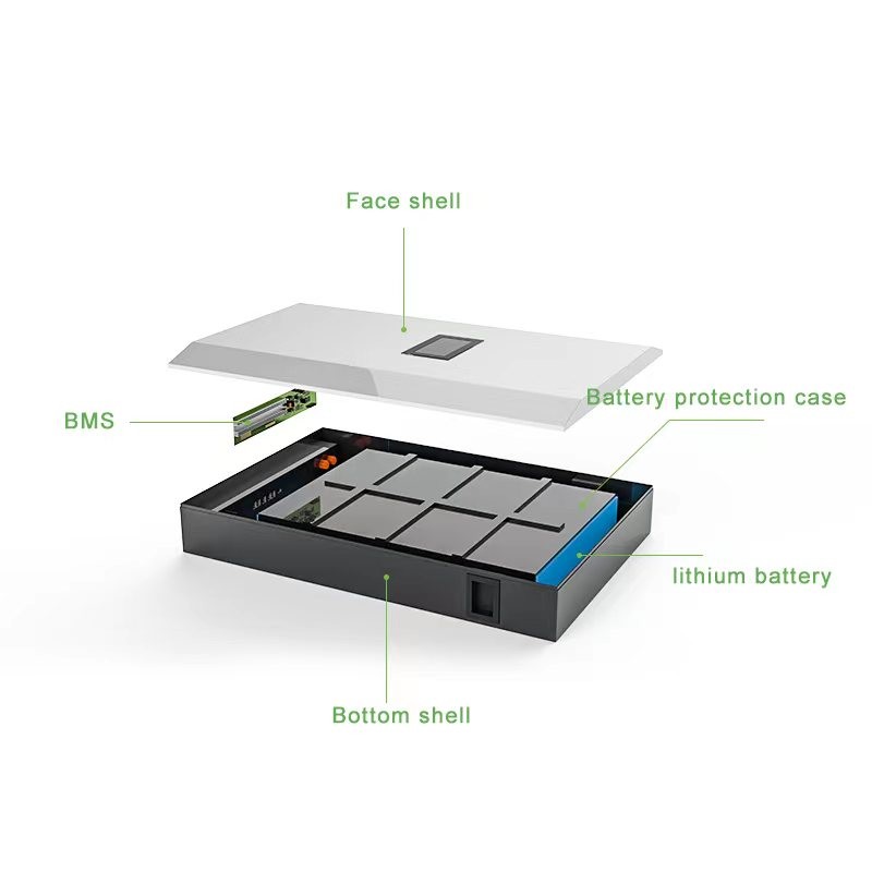 6000 Times Life Cycle 5 Kwh Home Energy Storage Battery With 5 Years Warranty