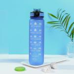 Purple Blue 25 Oz Water Bottle With Straw Custom Motivational Water Bottle With