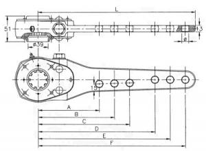 Quality high quality 2175001002 SAF Manual Slack Adjusters Universal Trailer air brake system wholesale