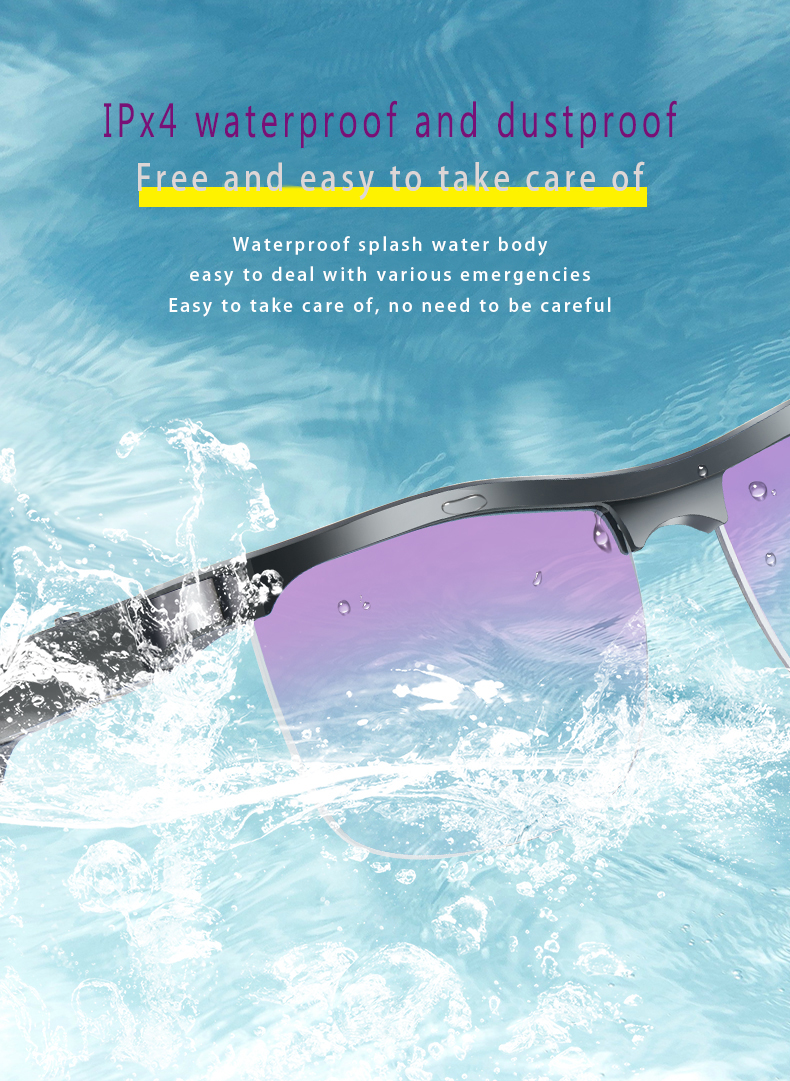 2021Wireless Smart Music Glasses for Connecting IOS Android Phone Play Music And Reply Calling