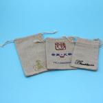 Jewelry Package Natural Color 10x12cm Jute Drawstring Bag