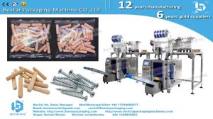 China Screws and dowels counting packaging machine with three vibrations on sale