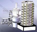 Metal Table Pvd Gold Coating Machine , Stainless Steel Furniture TiN Gold