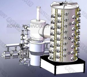 Quality Large Size Stainless Steel Titanium Nitride Coating Machine , Cathodic Arc TiN Plating Equipment wholesale