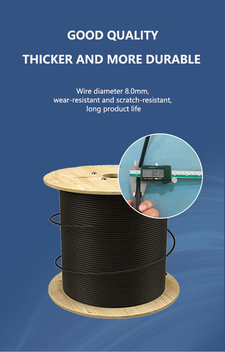 GYTA53/GYTA/GYTS Black Outdoor Fiber Optic Cable For Underground Direct Buried Duct
