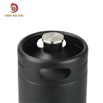 Homebrew 64oz CO2 Mini Keg Dispenser , Matte Black Coated Mini Keg Growler
