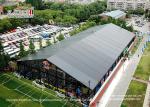 Large Black Aluminum Event Marquee Tent For Basketball Field Permanent