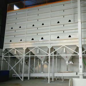 Quality 100 KG Capacity Easy Install Portable Paddy Dryer Storage Galvanized Steel Grain Silo wholesale
