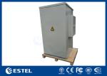 Floor Mounted Cabinet Outdoor 19 Inch Rack With PDU, Air Conditioner And Sensors