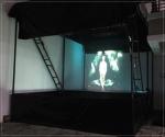 High Contrast Daylight Holographic Projection Film 45 Degree Angle Transparent