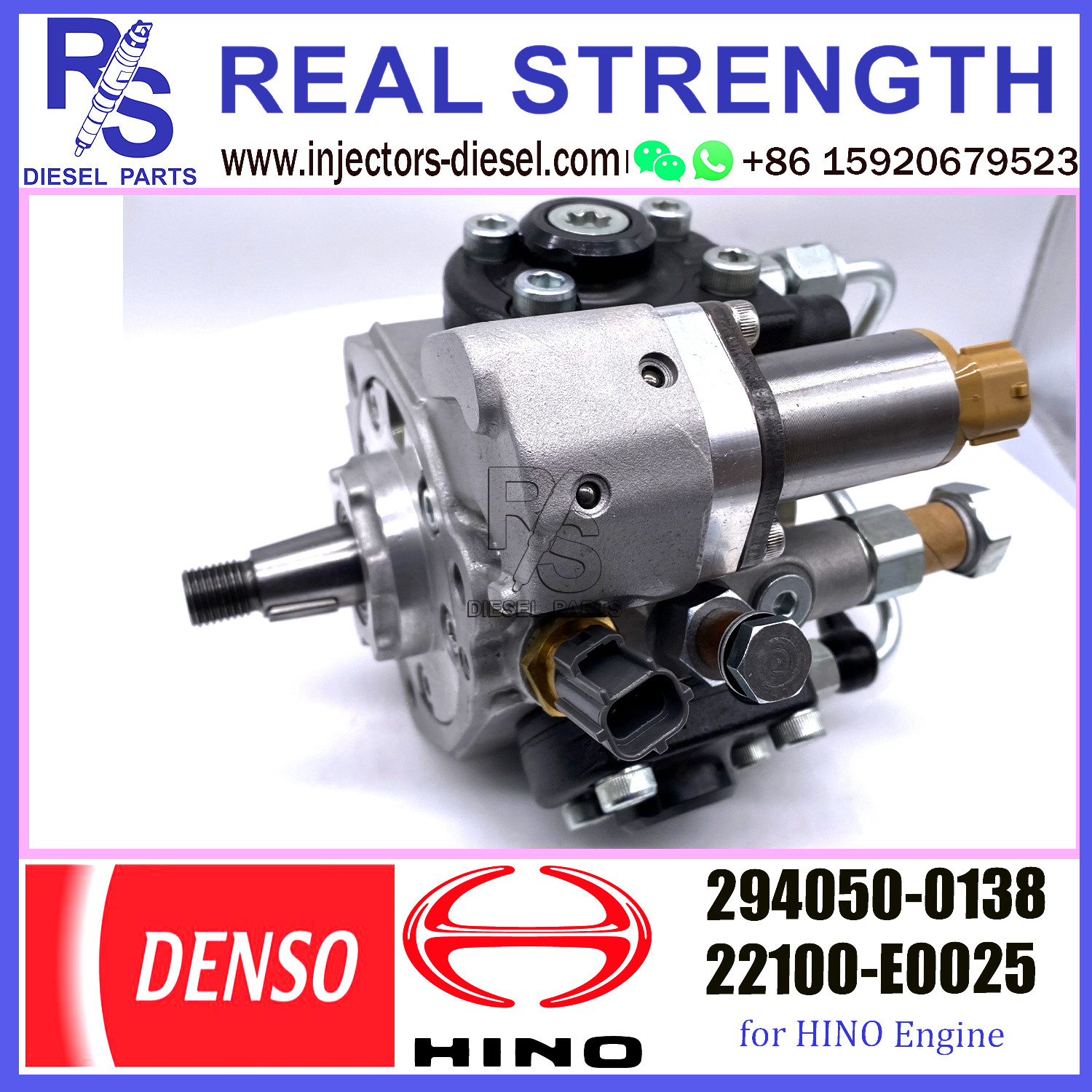 for HINO J08E Fuel Pump 294050-0138 22100-E0025 High Pressure Common Rail Injection Pump Number 22100-E0025 294050-0138