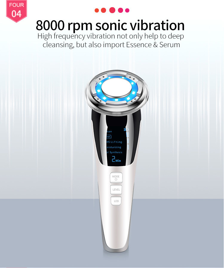 Hot Cold Electric Facial Clean RF EMS Beauty Machine
