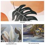 Original Hand-Painted Landscape Oil Painting Canvas Materials for Home
