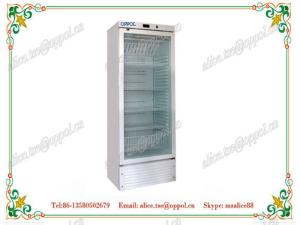 Quality OP-806 Single-temperature Medical Drug Storage Freezer ,Vertical Glass Door Freezer wholesale