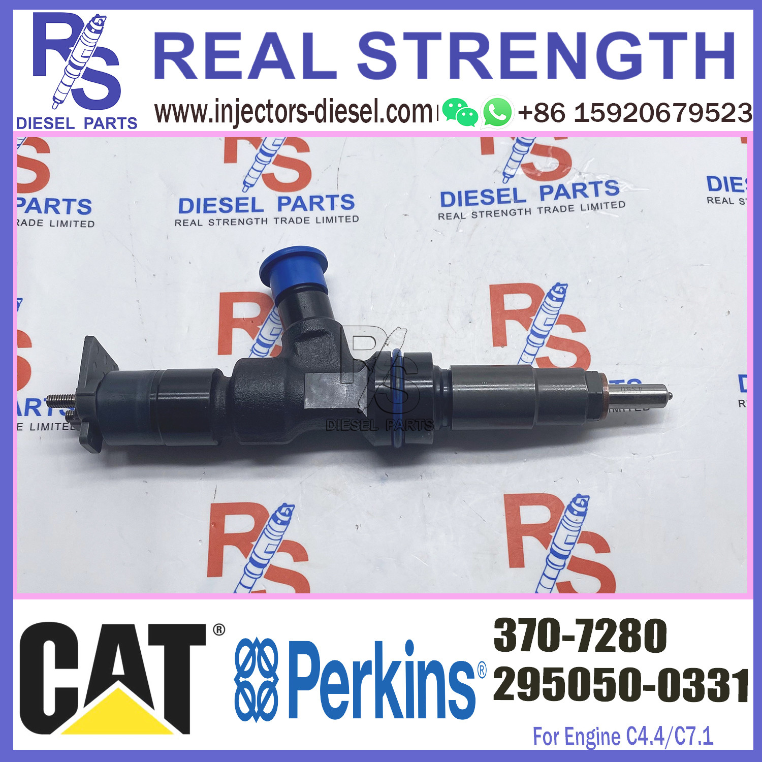 CAT E 320E 323E 323F 326F 329F 330F 330GC 335F C6.6 C7.1 Engine Common Rail Injector 370-7282 370-7280