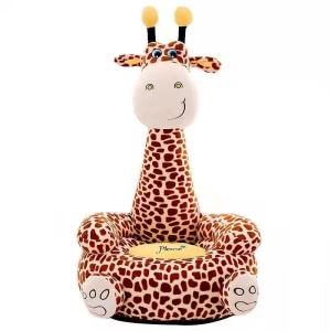Quality Giraffe Kids Plush Sofa Cartoon Animal Little Sofa Kindergarten Baby Chair wholesale